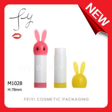 Rabbit Shape Cute Plastic Lip Balm Case